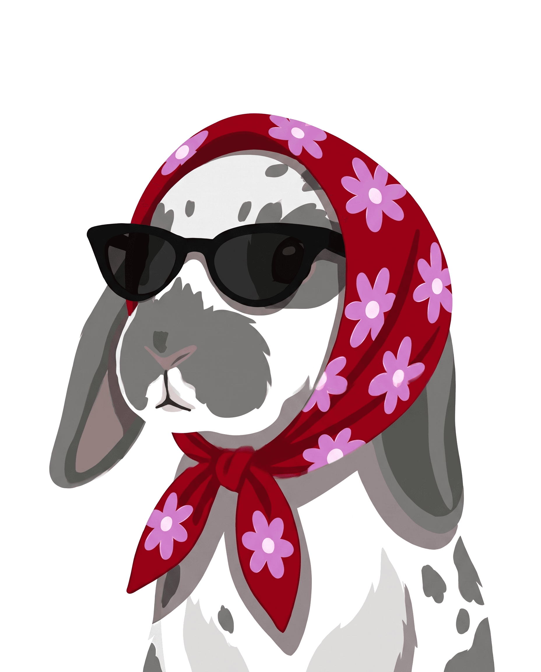 Bandana custom pet portrait example 20