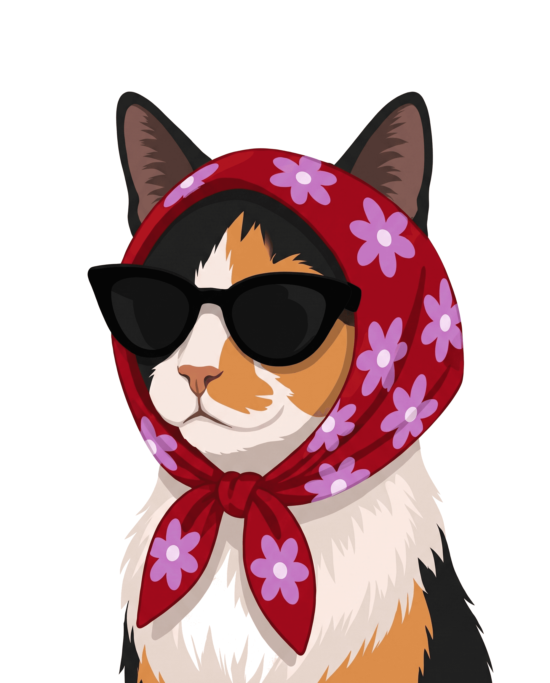 Bandana custom pet portrait example 34