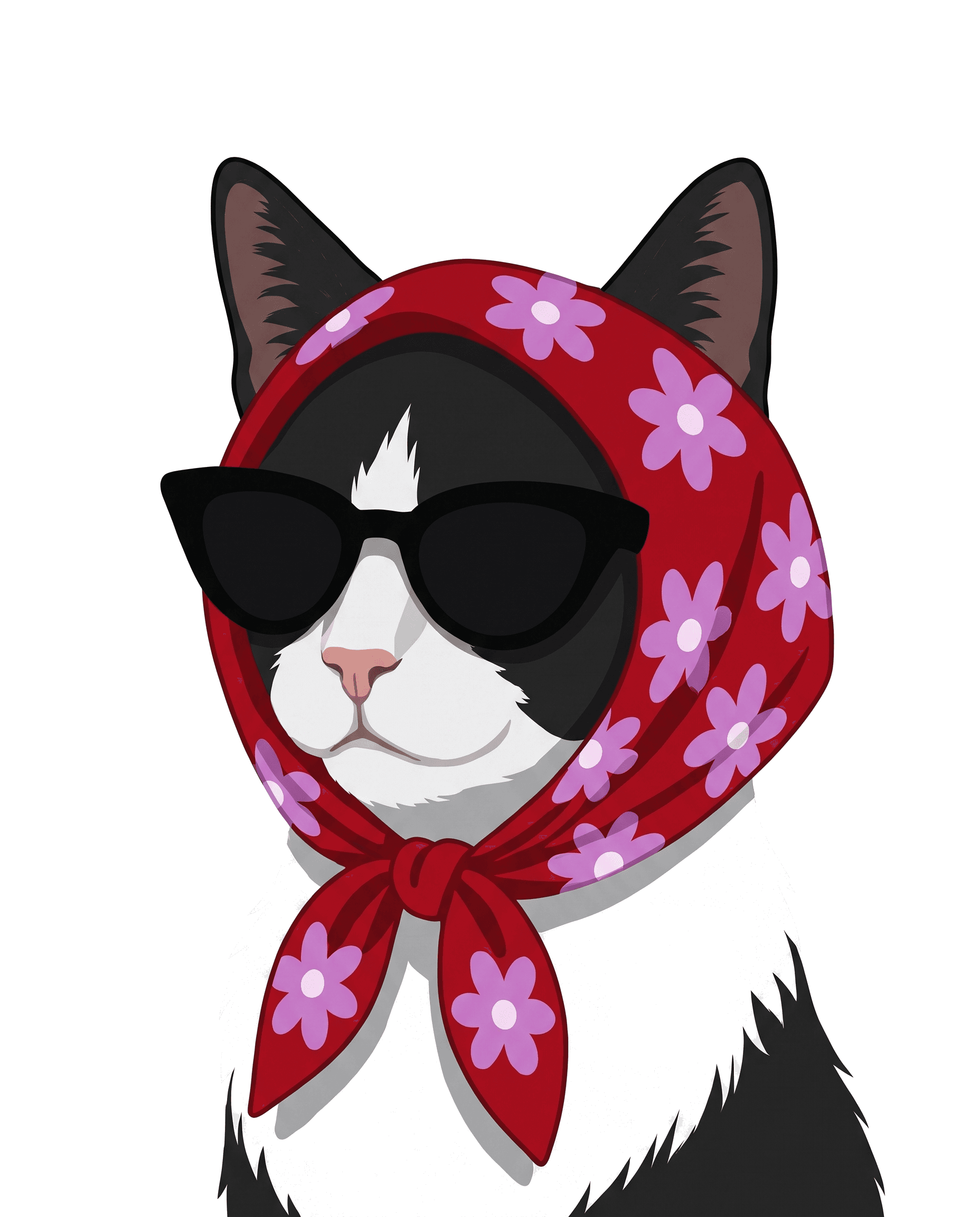 Bandana custom pet portrait example 38