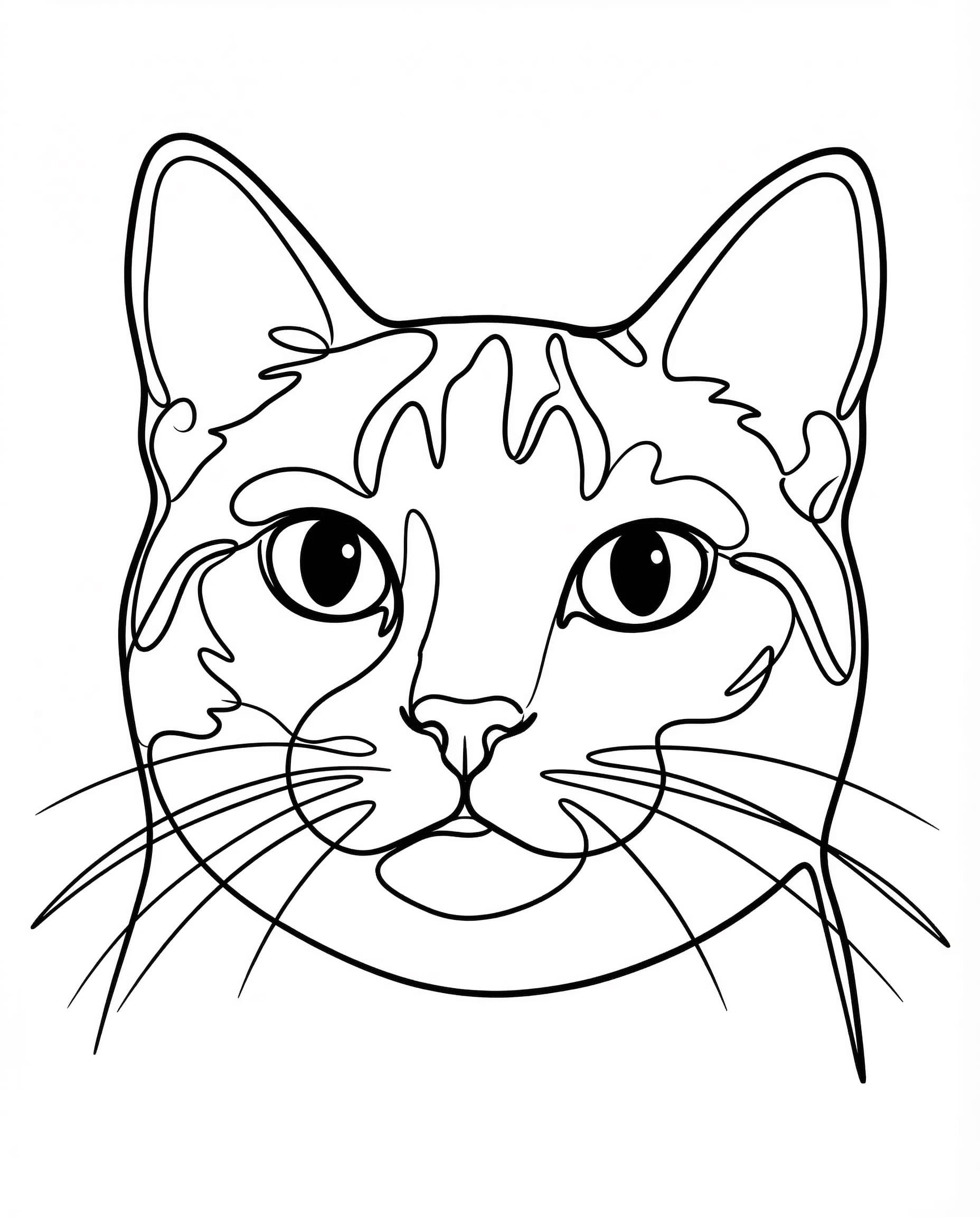 Line Art custom pet portrait example 8